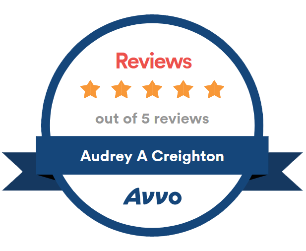 Reviews | 5 Stars Out of 5 Reviews | Audrey A Creighton | Avvo